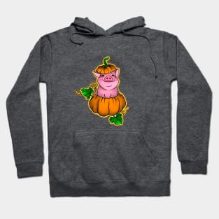 Pig at the farm Hoodie